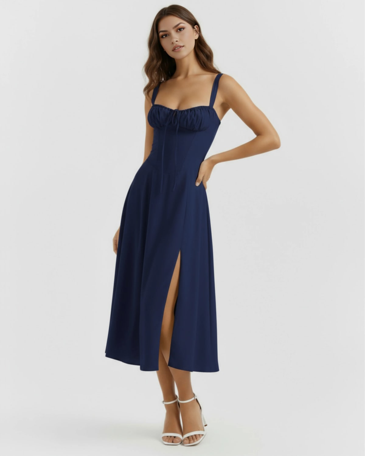 Montalcino Corset Midi Dress