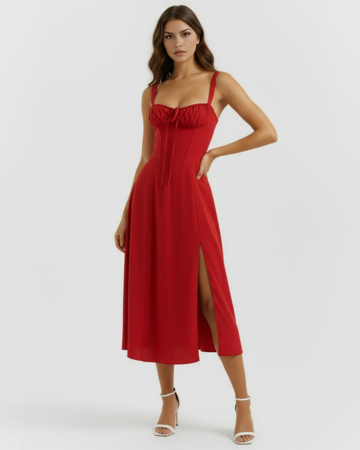 Montalcino Corset Midi Dress