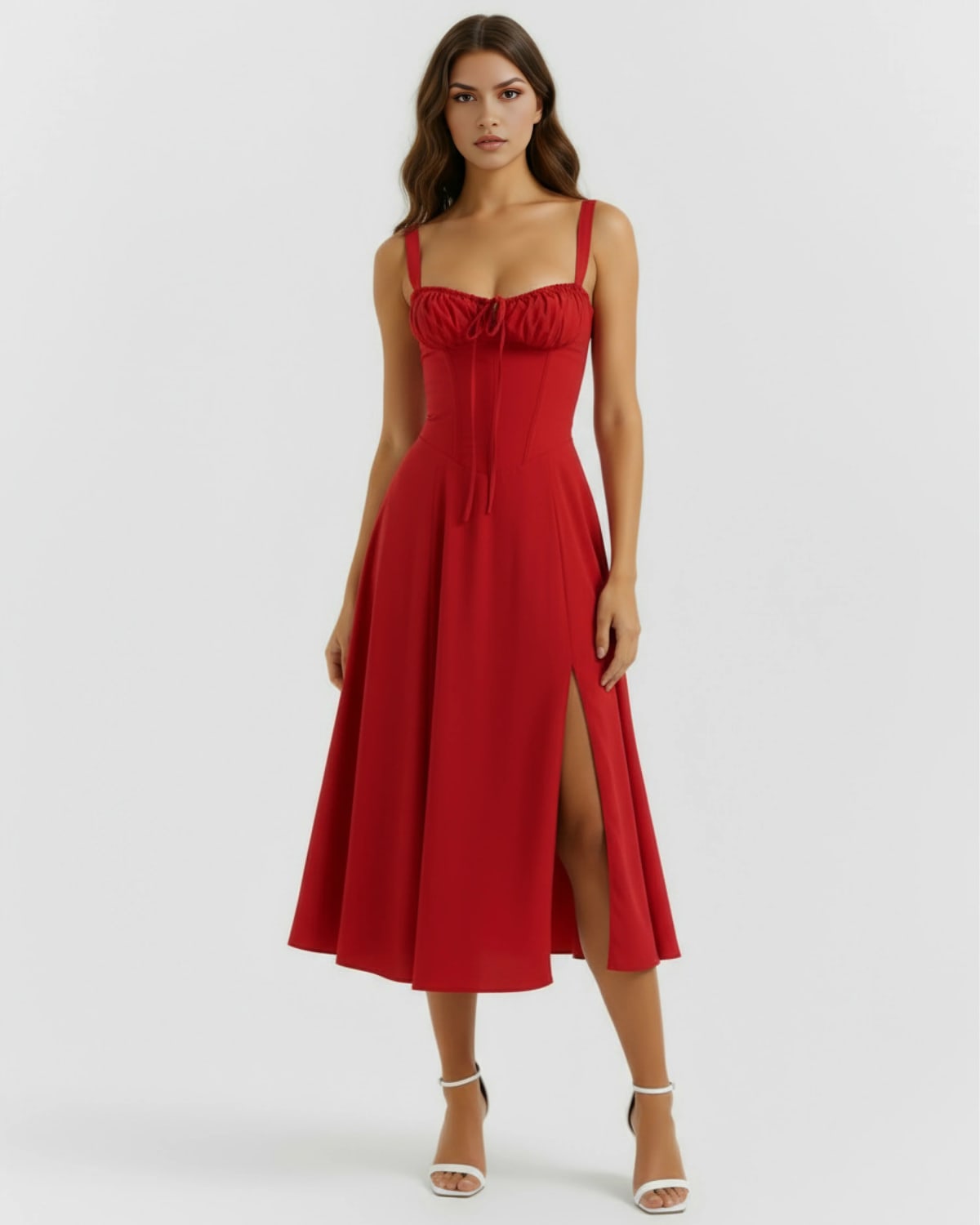 Montalcino Corset Midi Dress