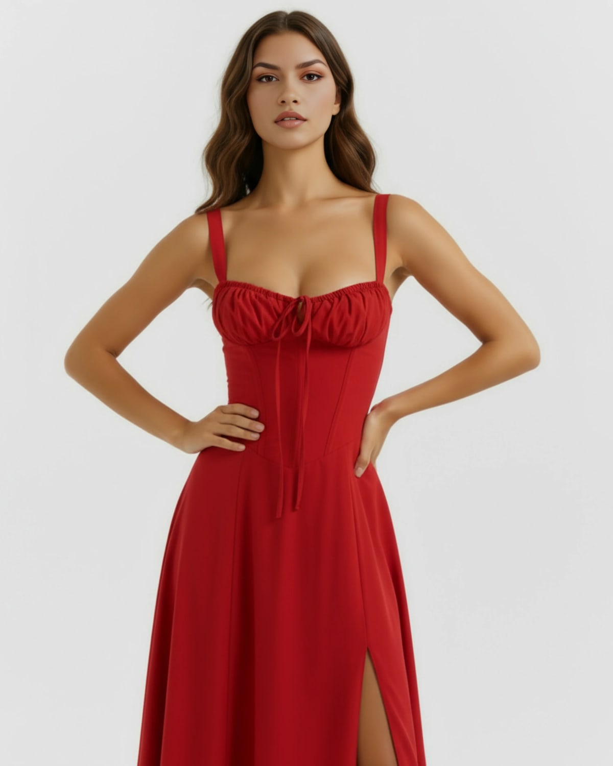 Montalcino Corset Midi Dress