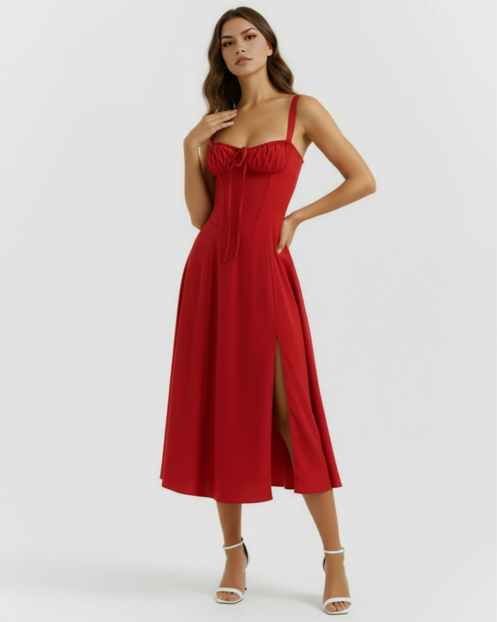 Montalcino Corset Midi Dress