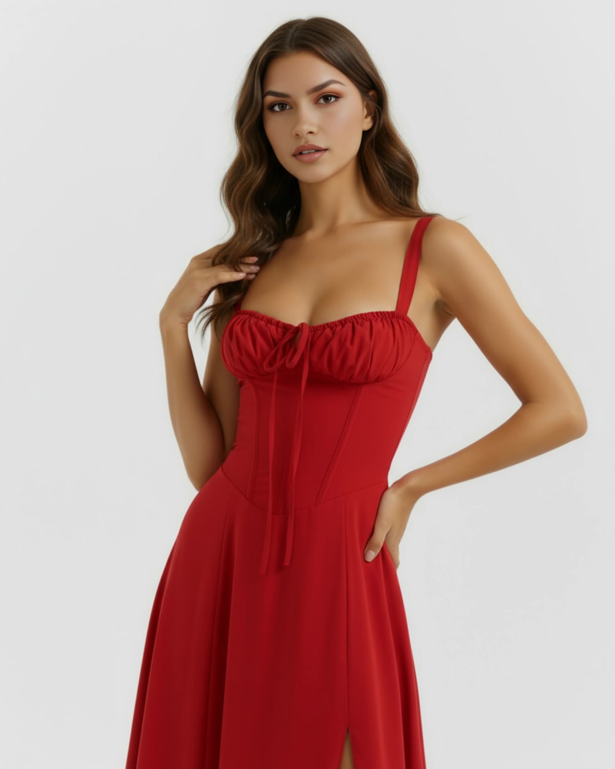 Montalcino Corset Midi Dress