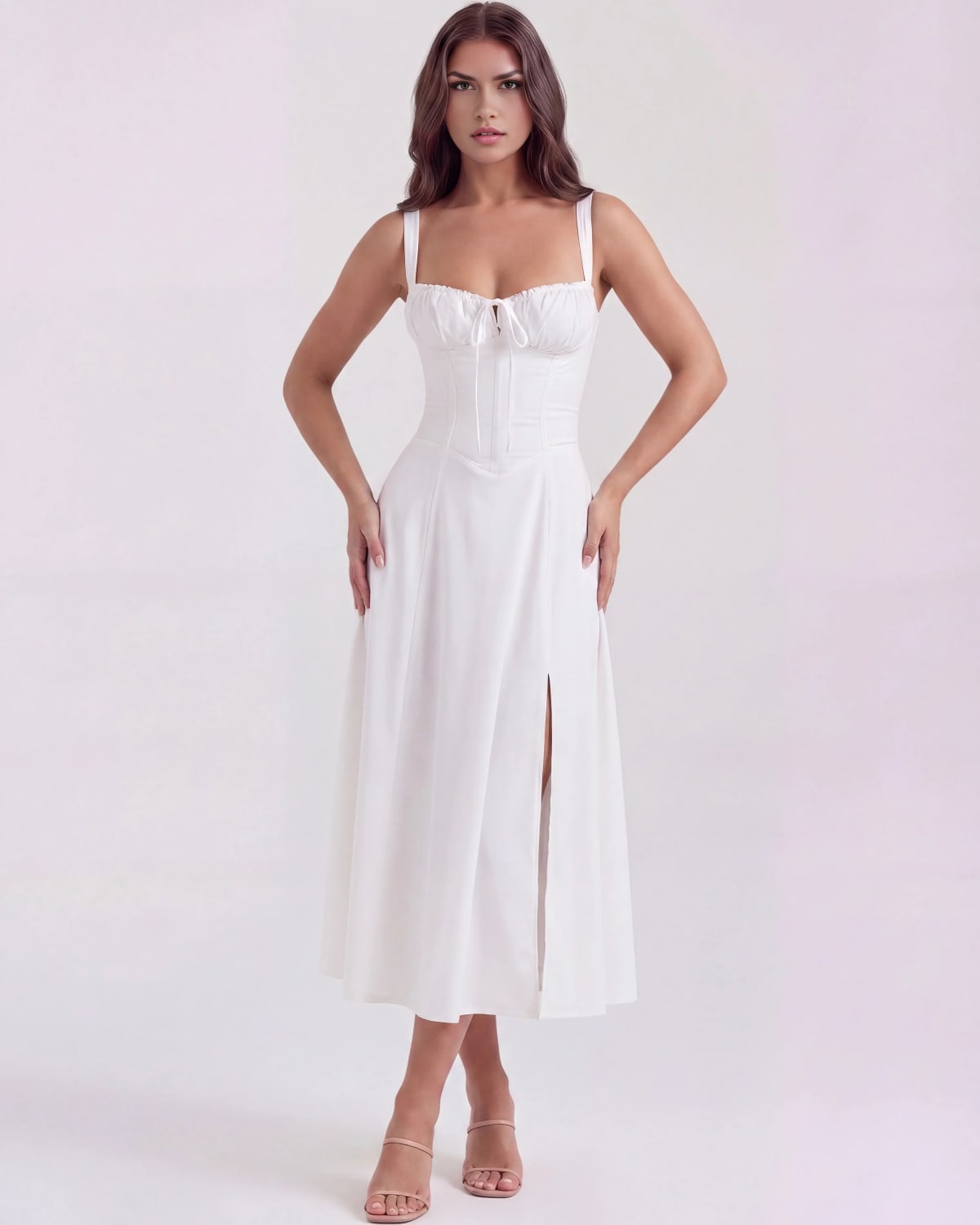 Montalcino Corset Midi Dress