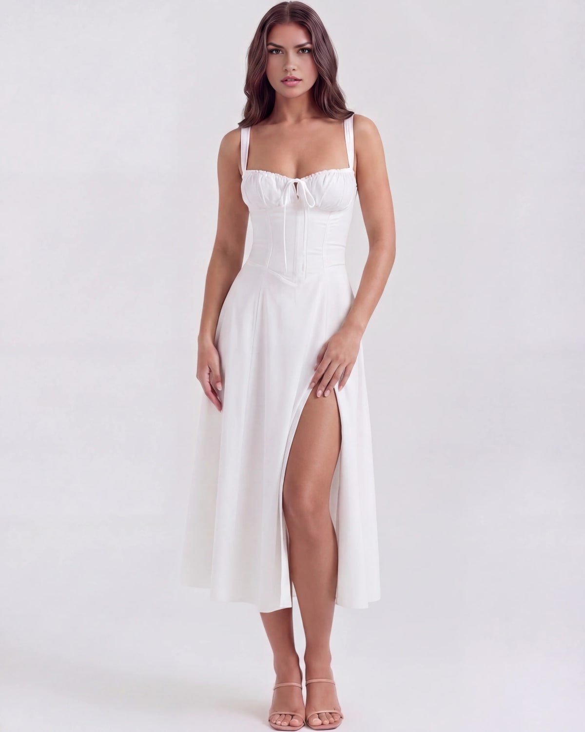 Montalcino Corset Midi Dress