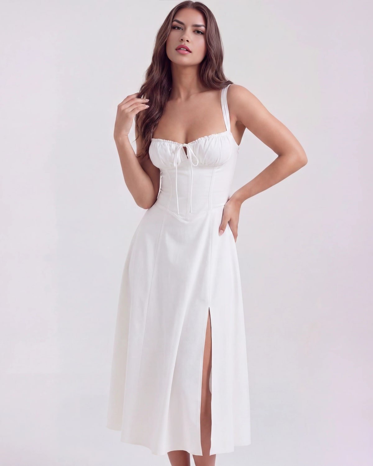 Montalcino Corset Midi Dress