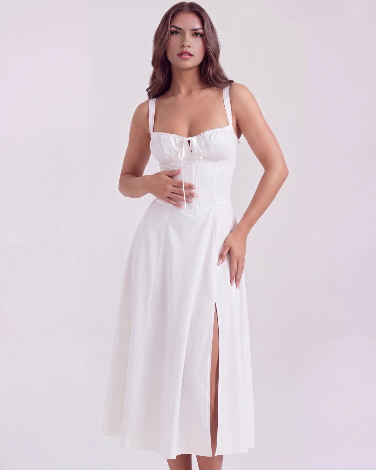 Montalcino Corset Midi Dress