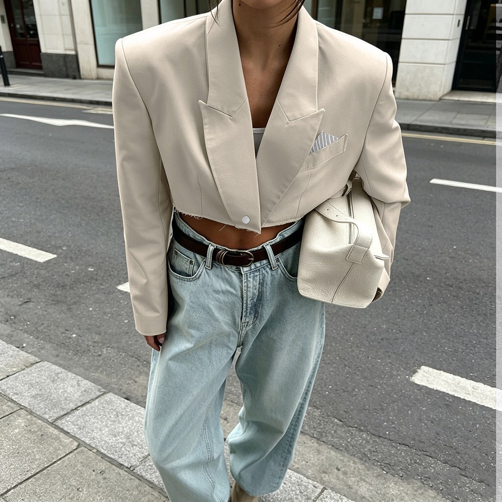 Asti Oversized Cropped Blazer
