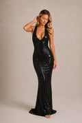 Chianti Sequined Maxi Dress