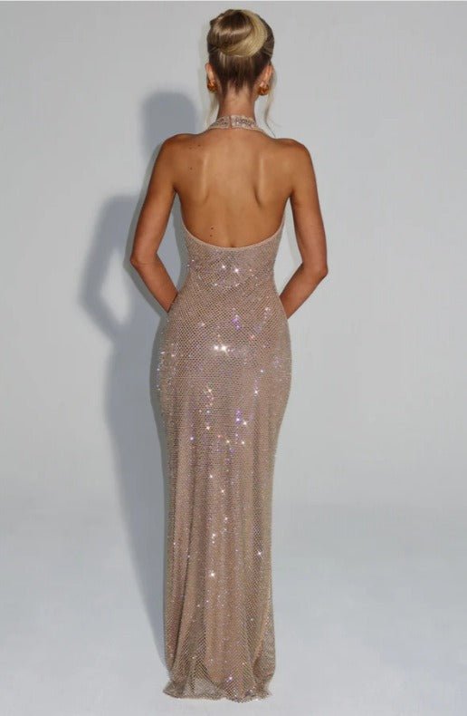 Chianti Sequined Maxi Dress