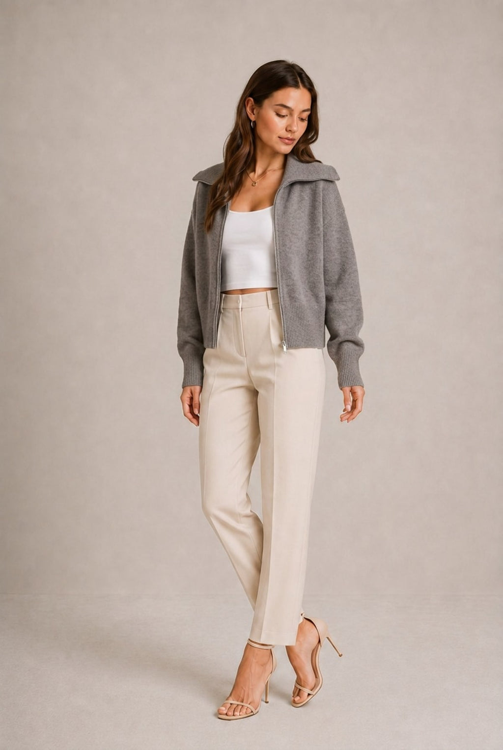 Arezzo Ribbed Hem Sweater