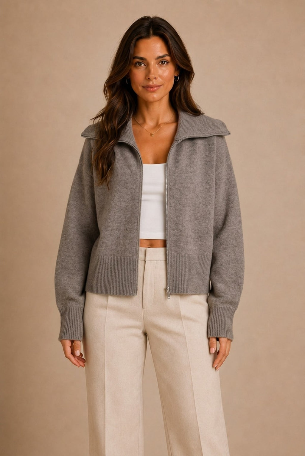 Arezzo Ribbed Hem Sweater
