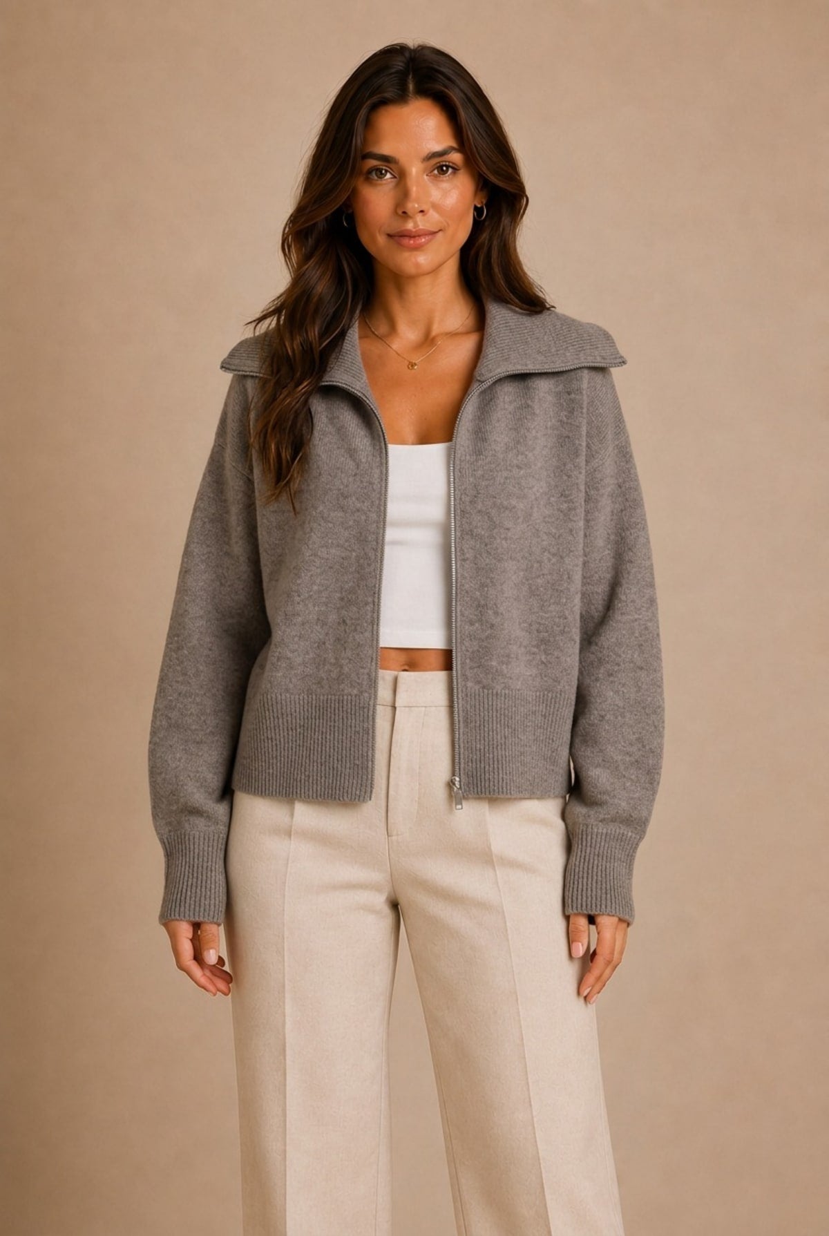 Arezzo Ribbed Hem Sweater