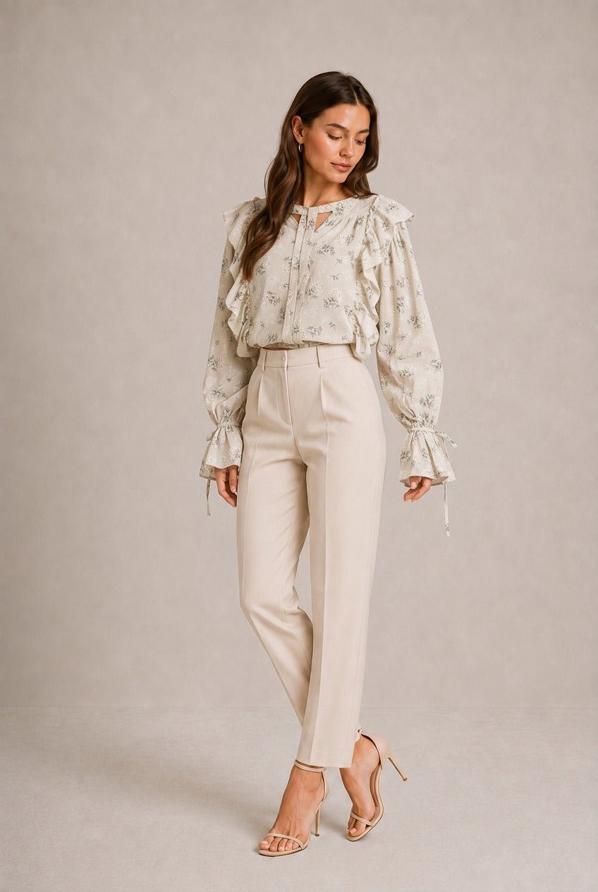 Barolo Floral Long Sleeve Shirt