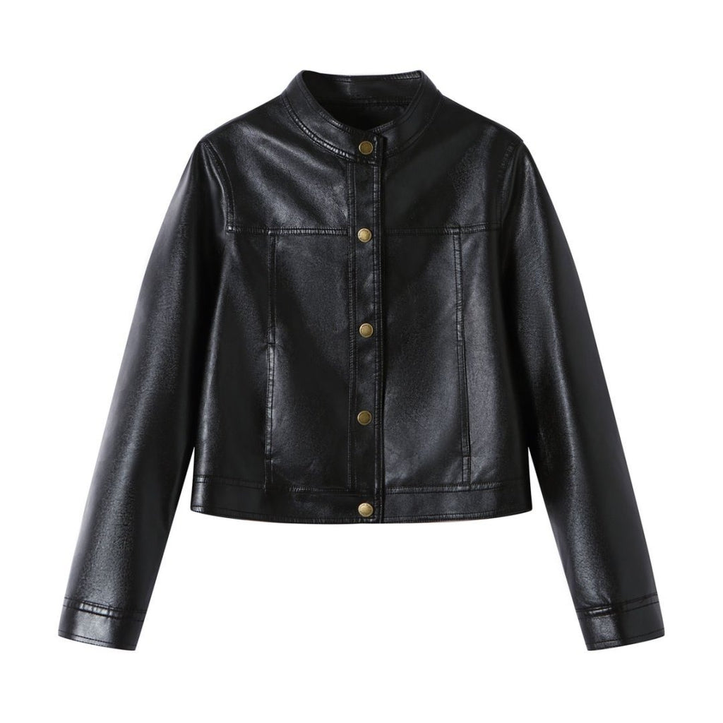 Alba Snap Button Cropped Jacket