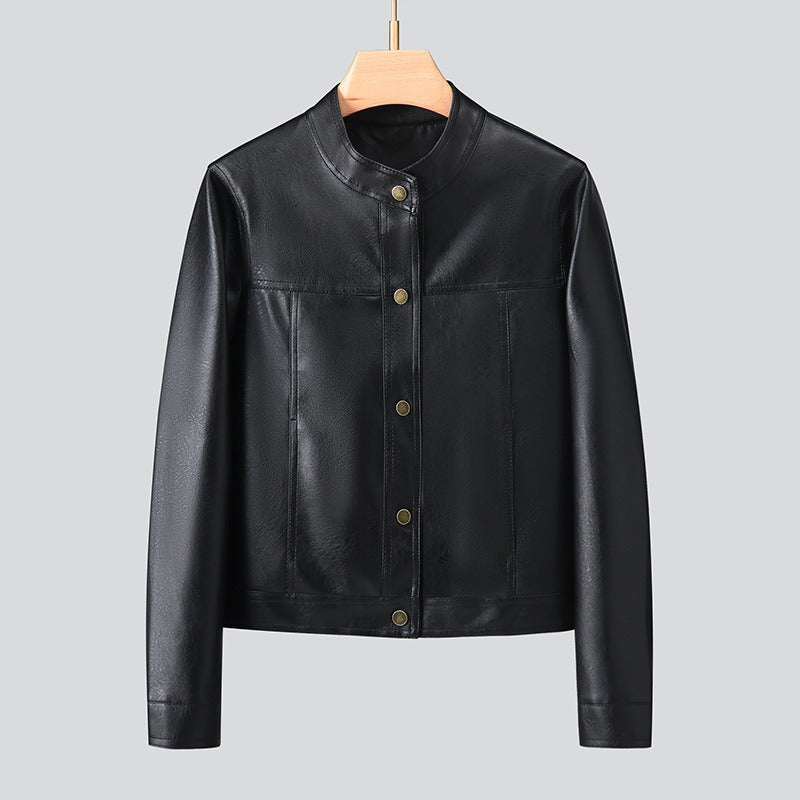 Alba Snap Button Cropped Jacket