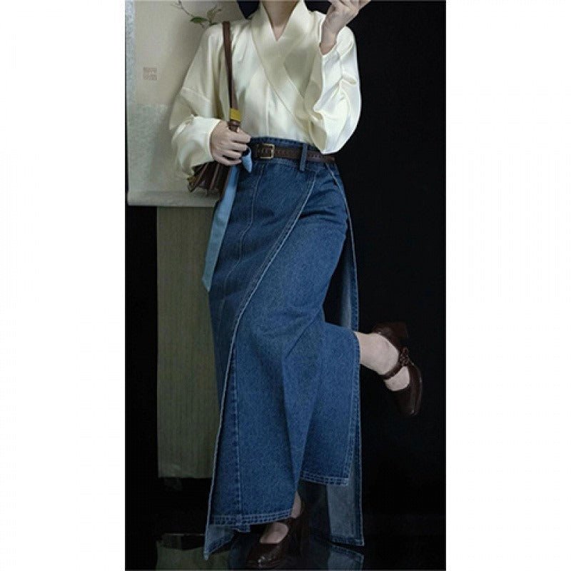 Chianti Wrap Midi Skirt