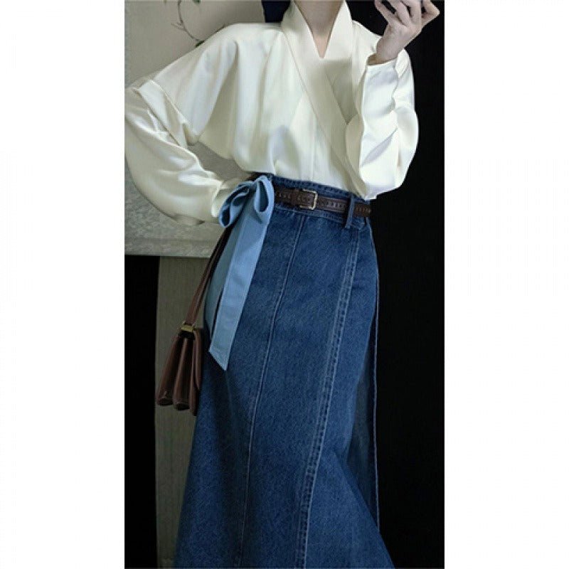 Chianti Wrap Midi Skirt