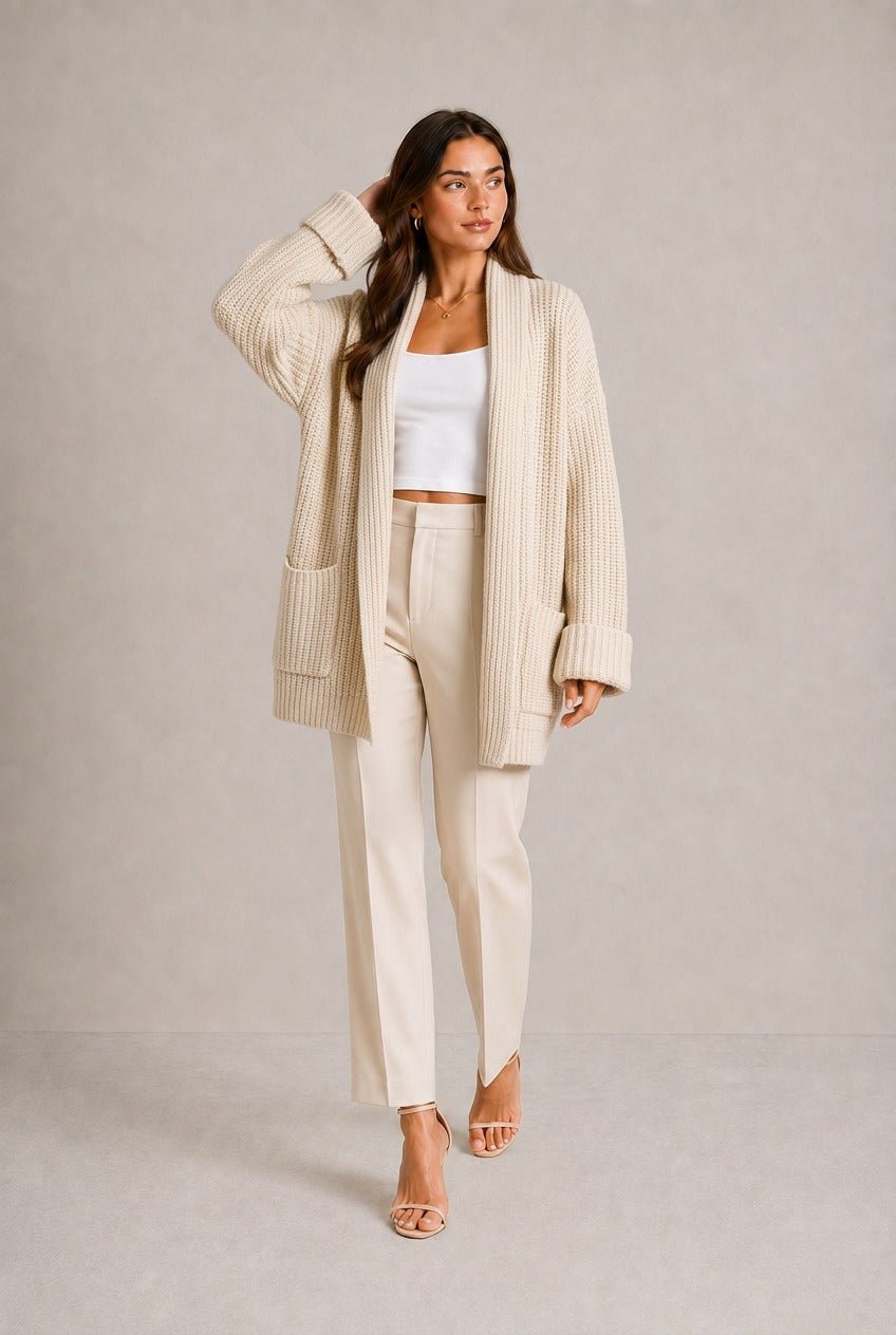 Gordes Ribbed Knit Cardigan