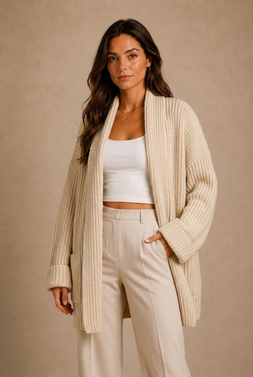 Gordes Ribbed Knit Cardigan