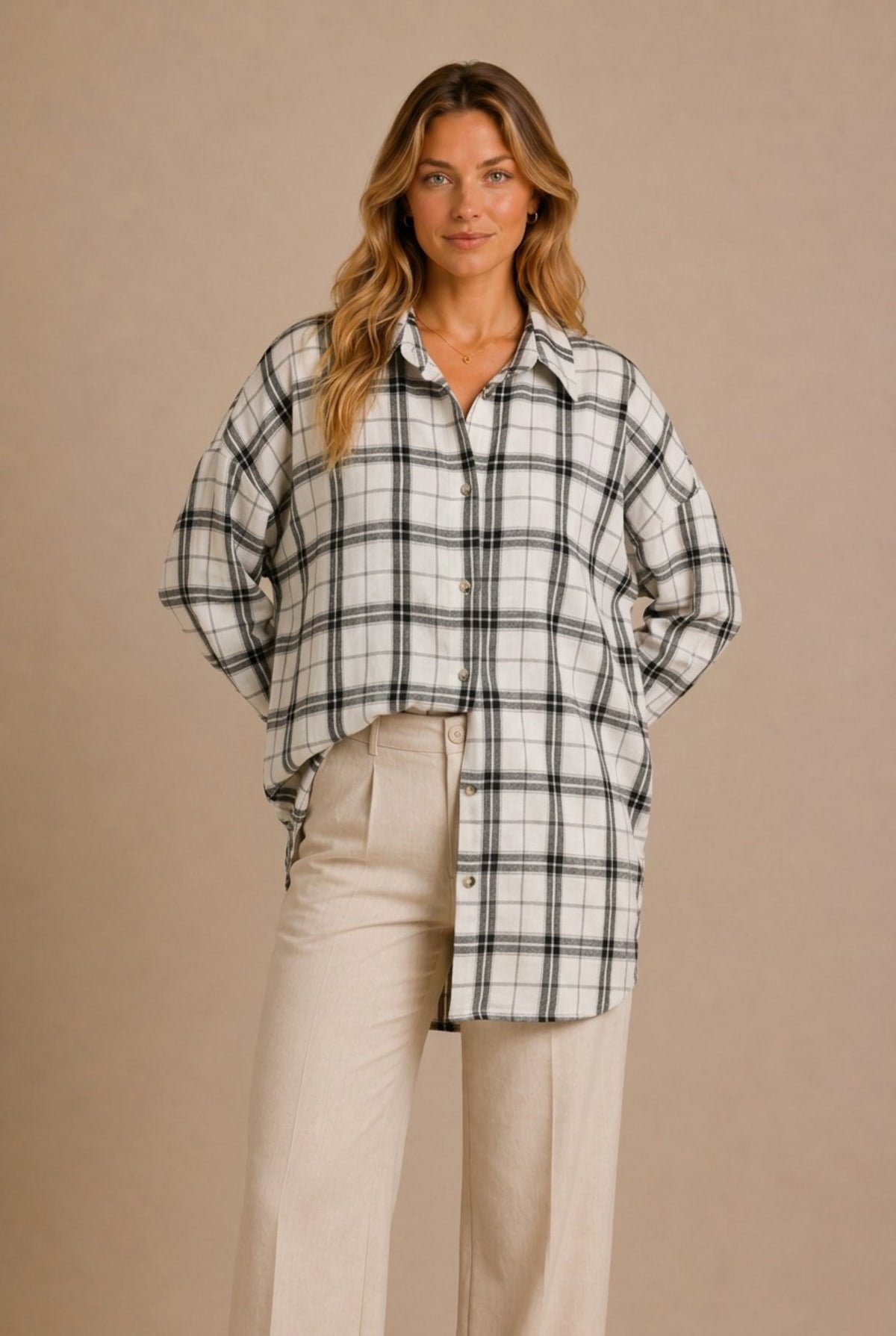 Colmar Gingham Long Sleeve Shirt
