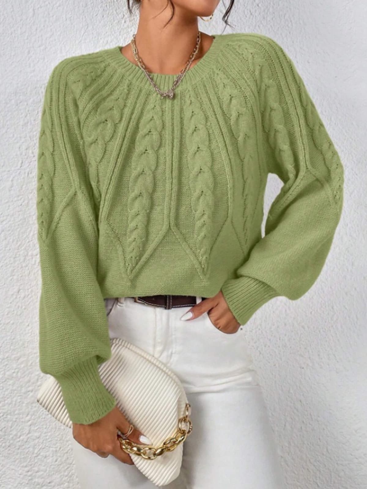 Cortona Balloon-Sleeve Sweater