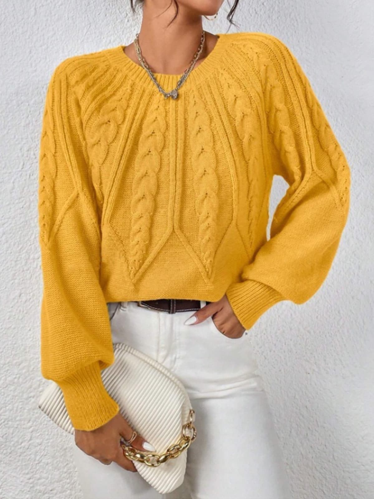 Cortona Balloon-Sleeve Sweater