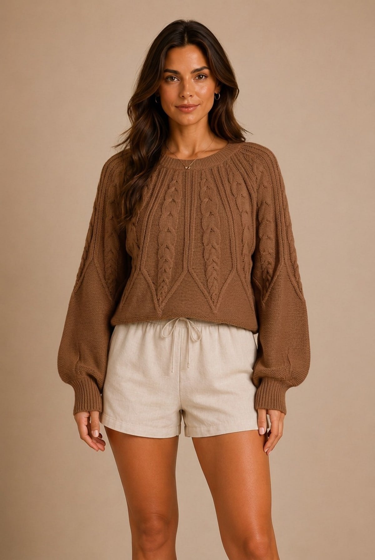 Cortona Balloon-Sleeve Sweater
