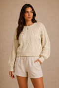 Cortona Balloon-Sleeve Sweater