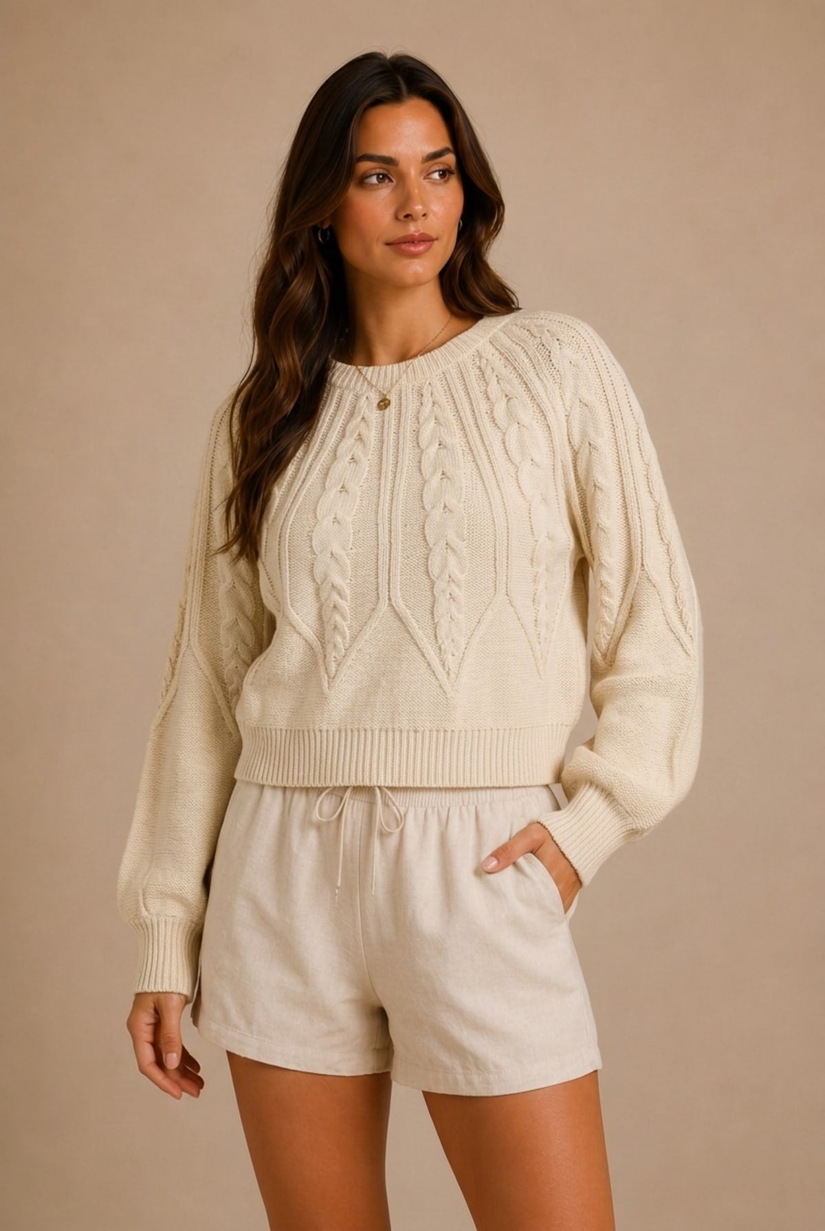 Cortona Balloon-Sleeve Sweater