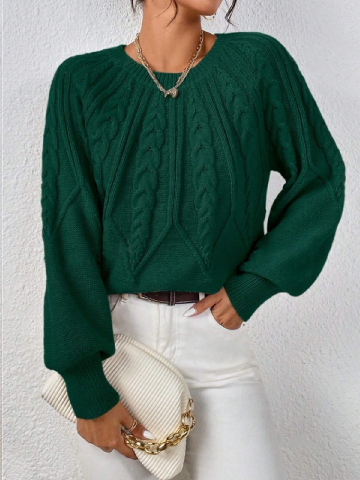 Cortona Balloon-Sleeve Sweater