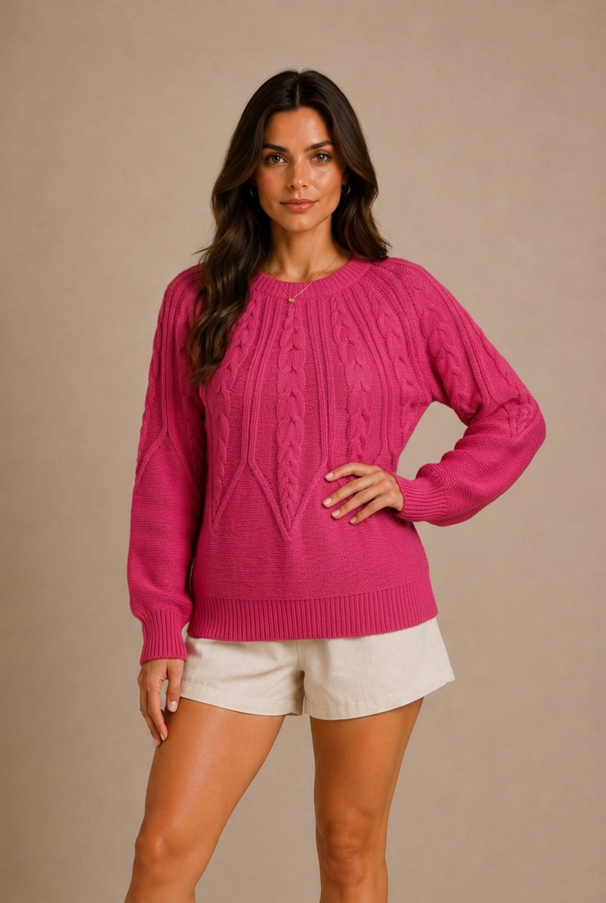 Cortona Balloon-Sleeve Sweater