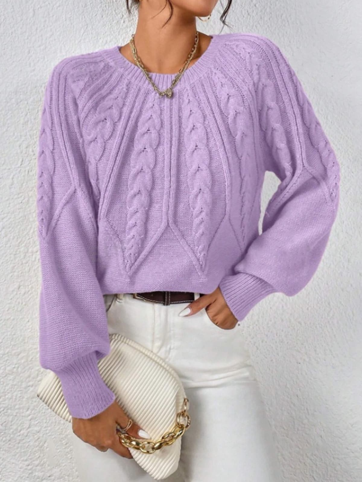 Cortona Balloon-Sleeve Sweater