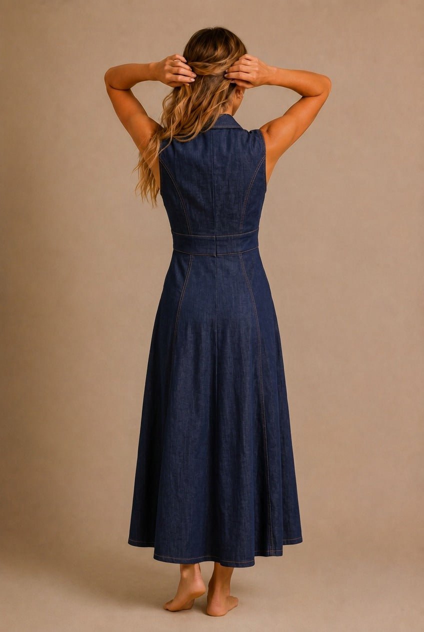 Siena Belted Midi Dress