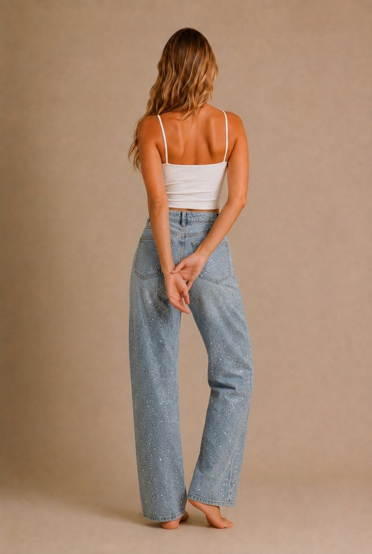 Siena Rhinestone Embellished Jeans