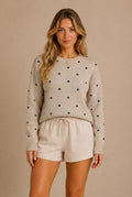 Volterra Polka Dot Sweater