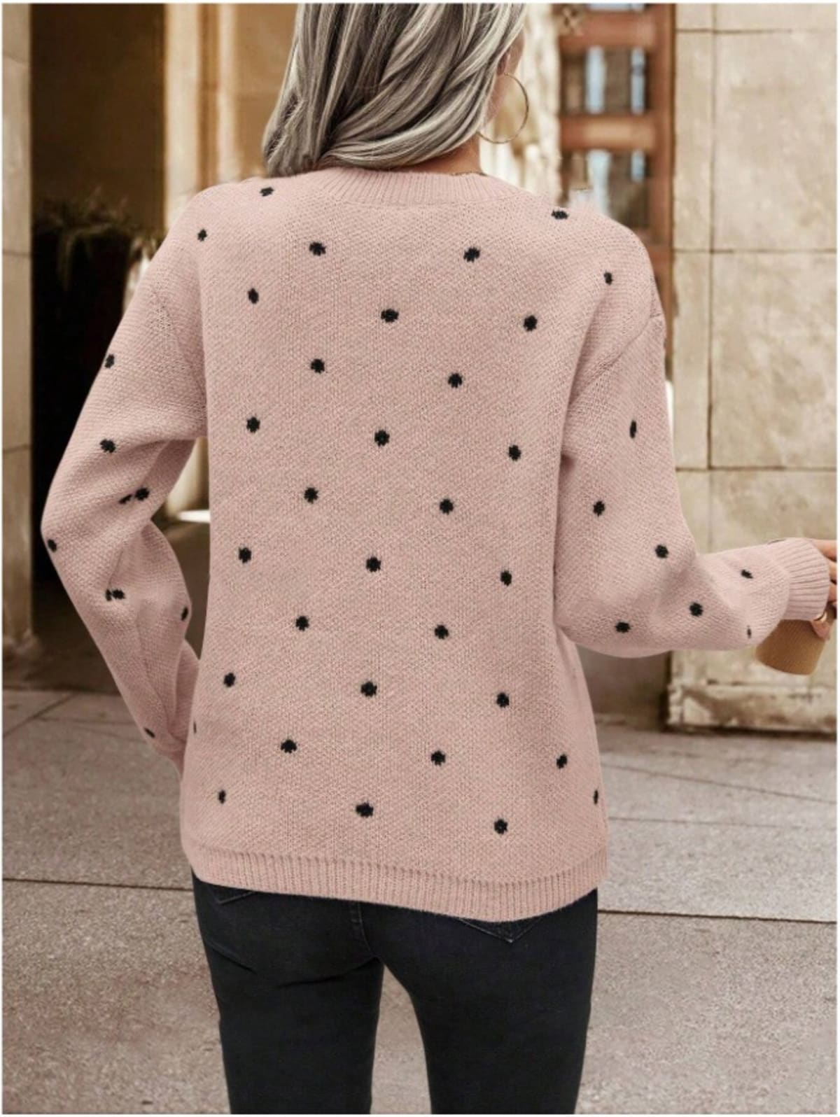 Volterra Polka Dot Sweater
