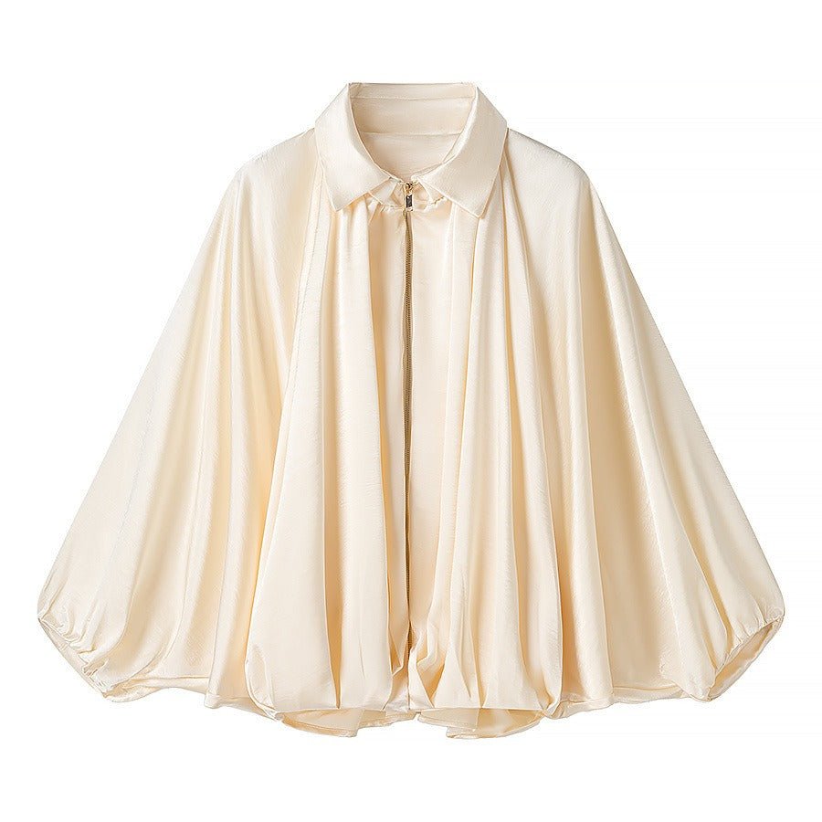 Greve Balloon Sleeve Blouson Jacket