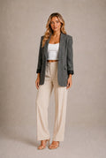 Asti Herringbone Blazer