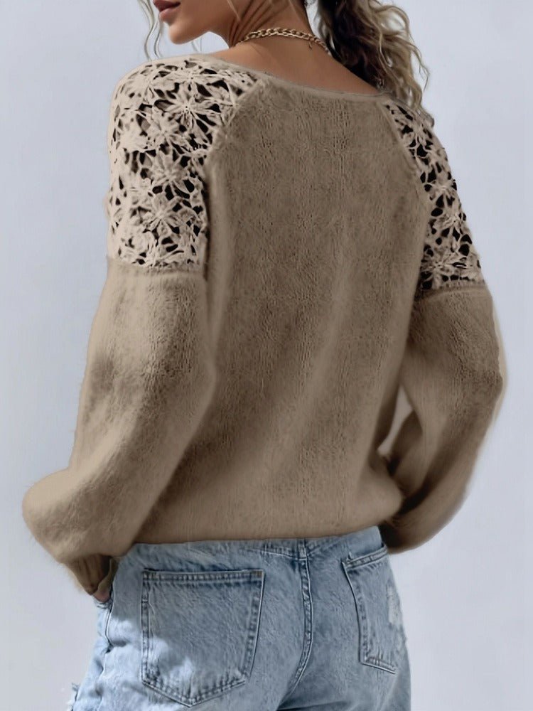Chianti Lace Detail Sweater