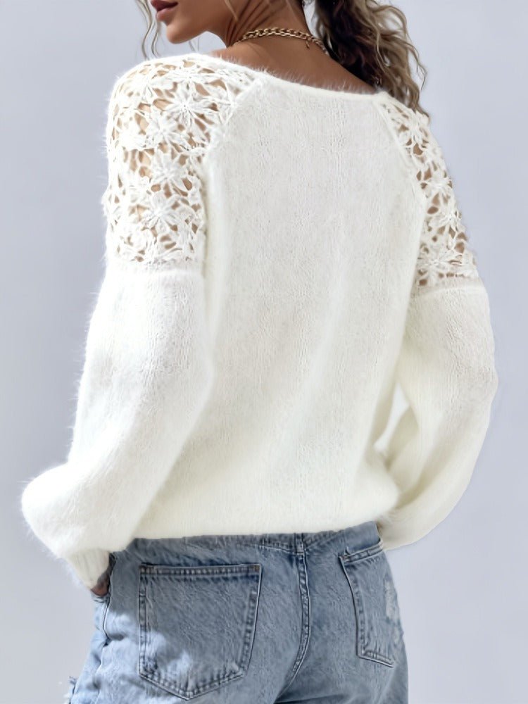Chianti Lace Detail Sweater