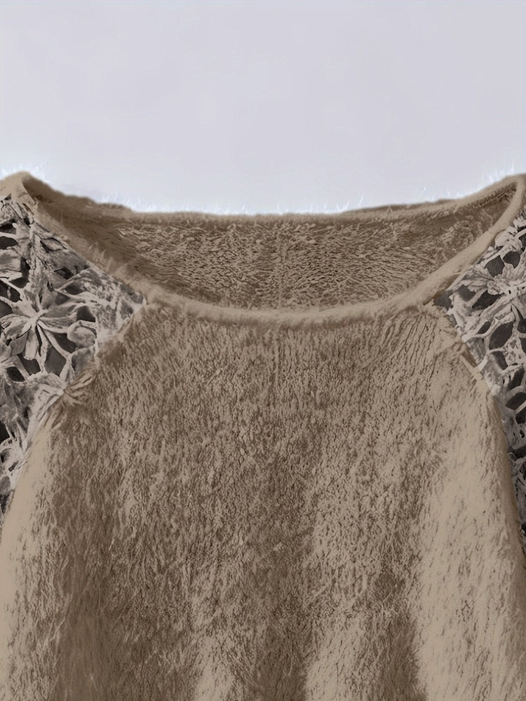 Chianti Lace Detail Sweater