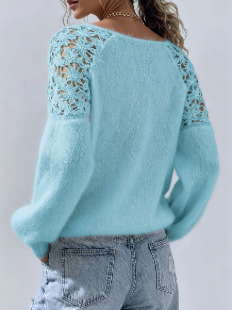 Chianti Lace Detail Sweater