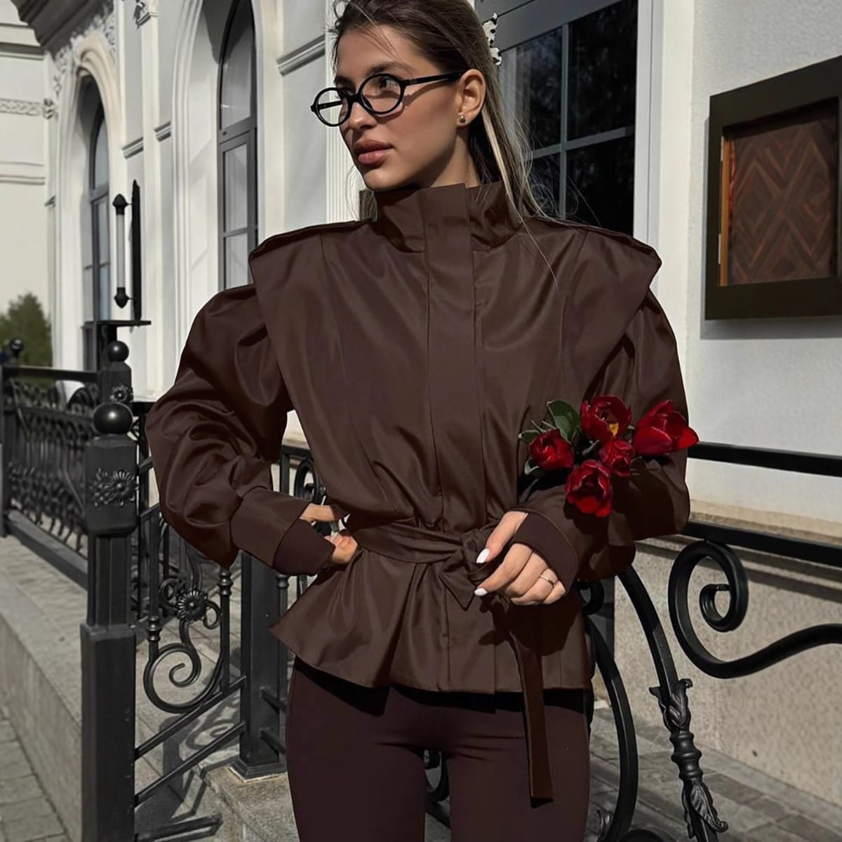 Perugia Tie-Waist Trench Coat