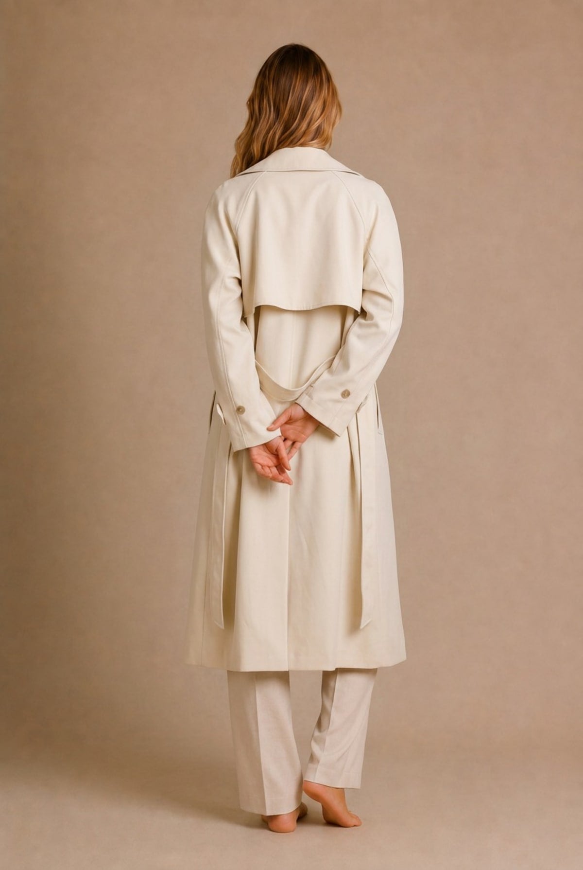 Volterra Double-Breasted Trench Coat