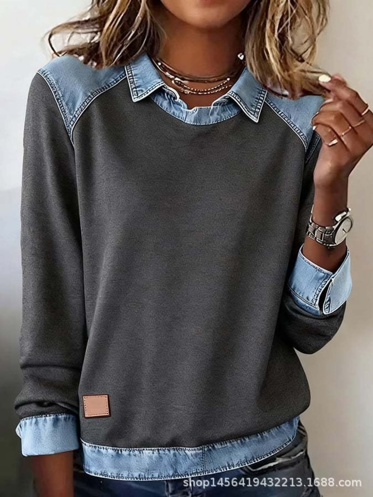 Montalcino Patchwork Knit Sweater