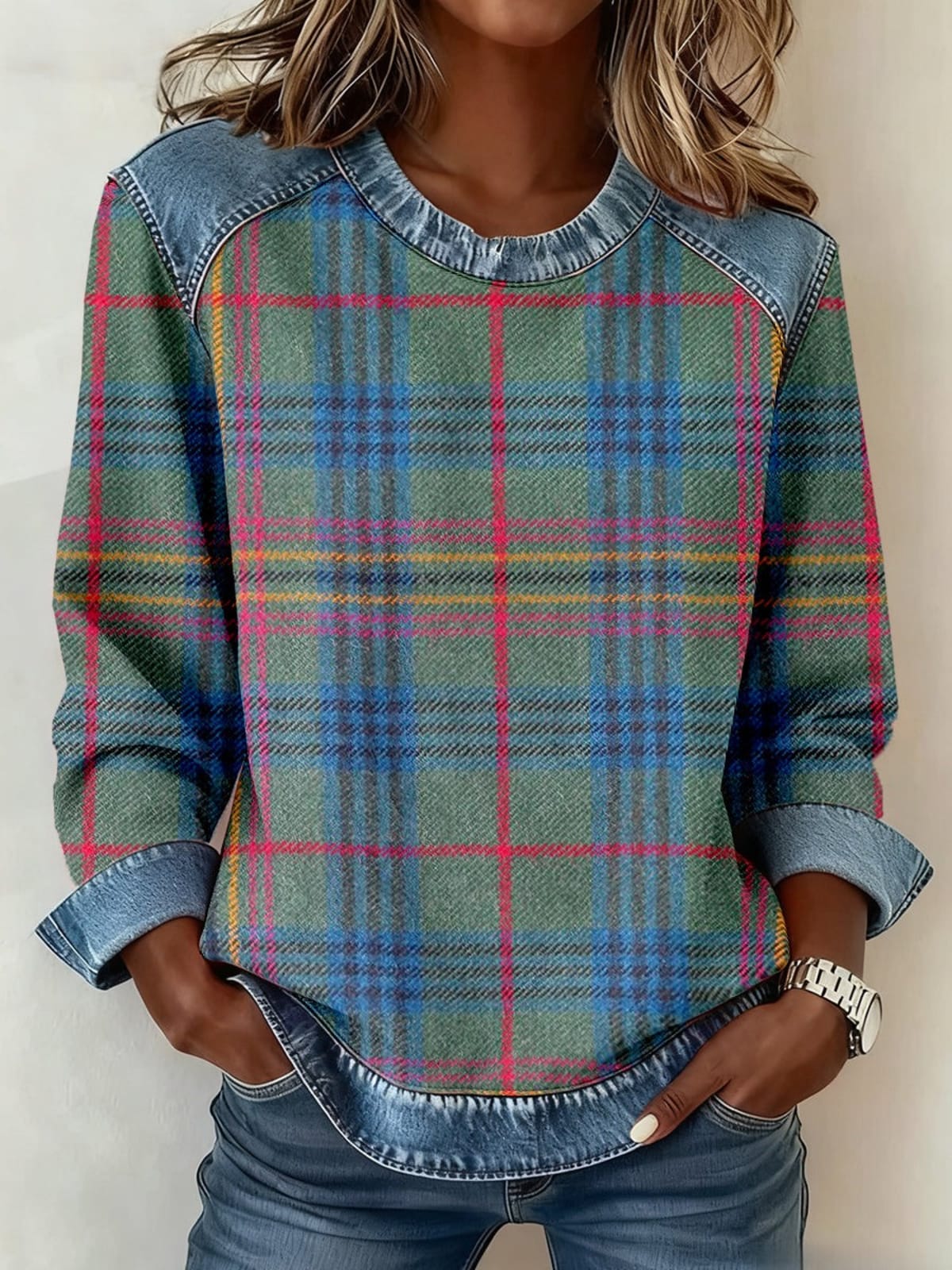 Montalcino Patchwork Knit Sweater