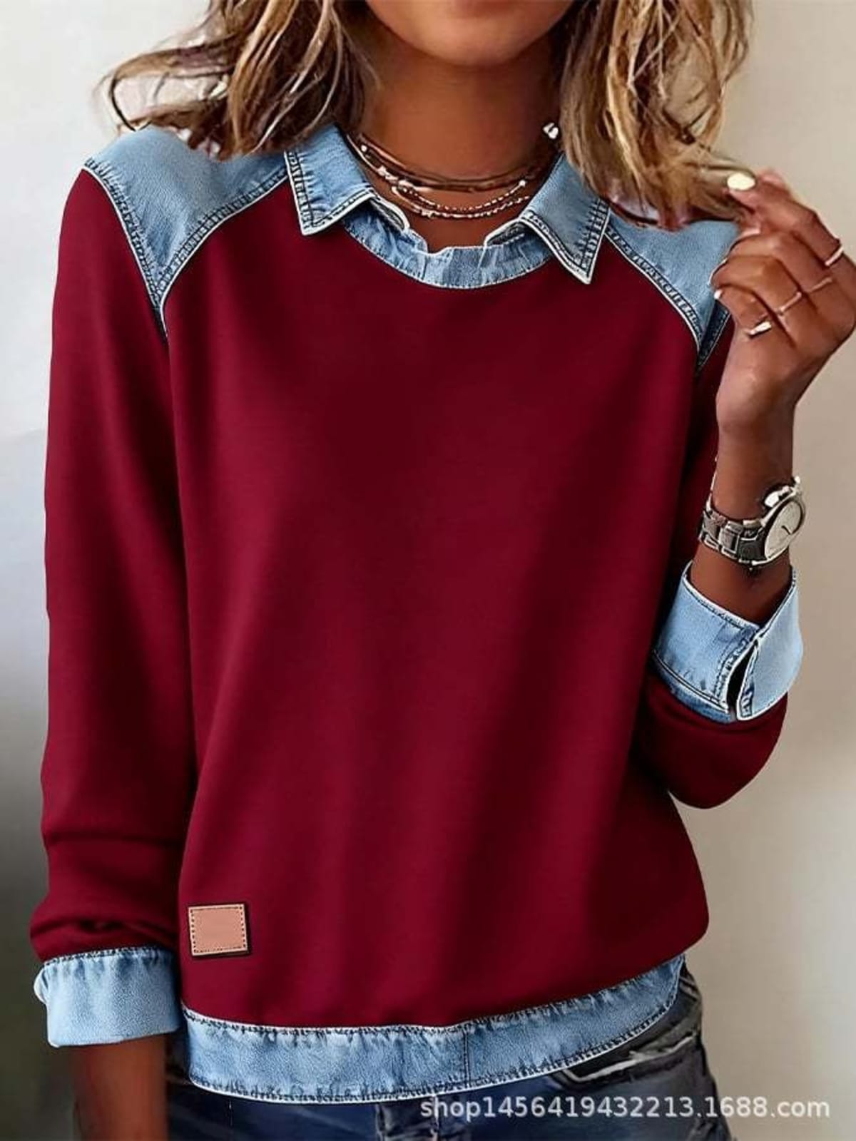 Montalcino Patchwork Knit Sweater