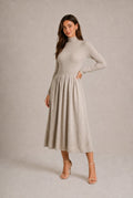 Siena Ribbed Knit Midi Dress