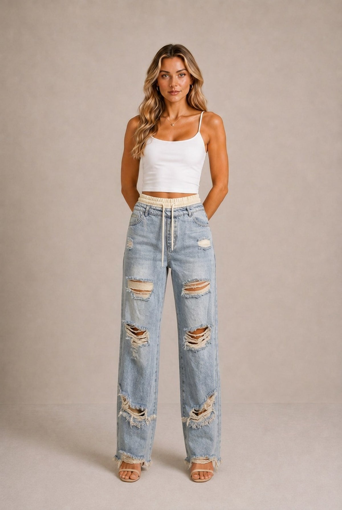 Colmar Wide Leg Drawstring Pants