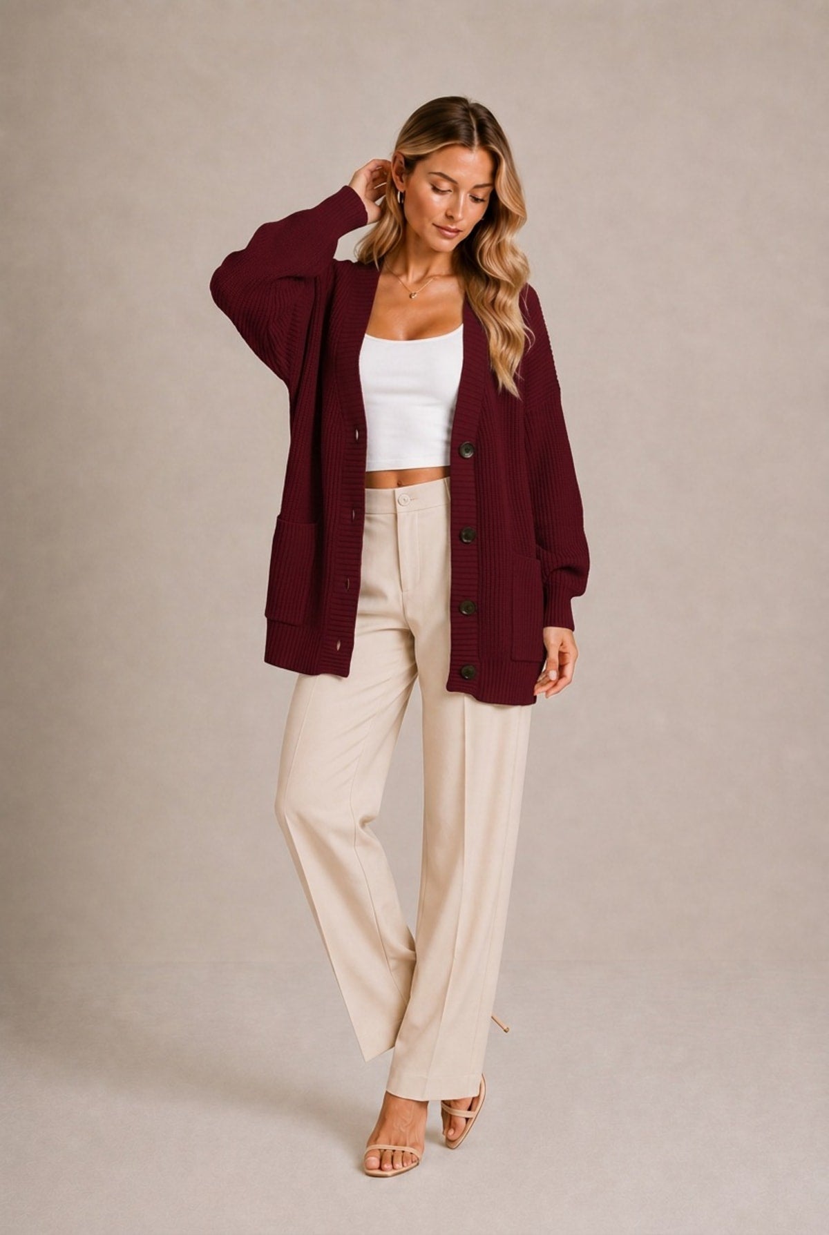 Chianti Oversized Cardigan